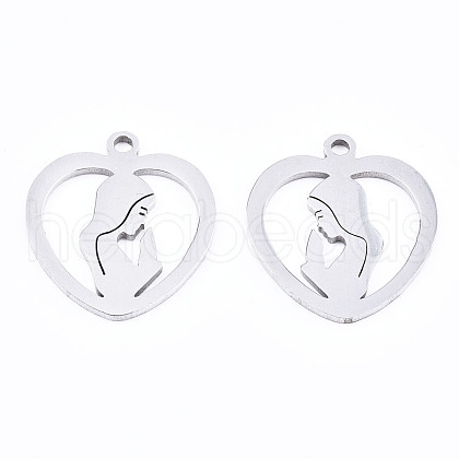 Non-Tarnish 201 Stainless Steel Pendants STAS-T044-193P-1