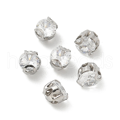 Round Stainless Steel Prong Settings STAS-M104-01A-1