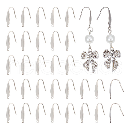 Unicraftale 80Pcs 316 Surgical Stainless Steel Earring Hooks STAS-UN0034-73-1