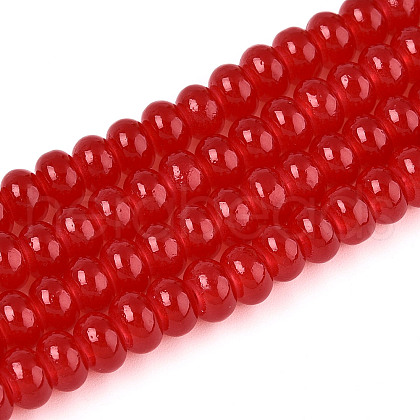 Imitation Jade Glass Beads DGLA-ZX002-6mm-02G-1