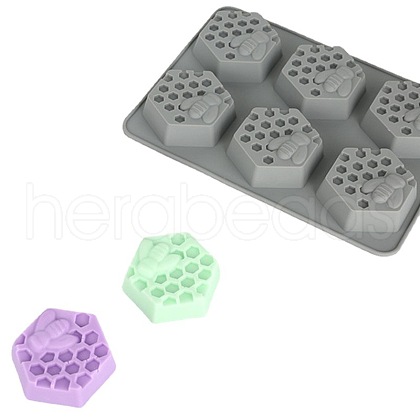 Honeycomb DIY Food Grade Silicone Molds PW-WG79334-01-1