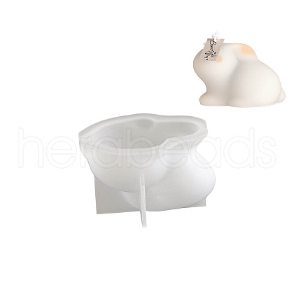 Easter Theme Rabbit DIY Silicone Candle Molds SIL-F019-01B-1