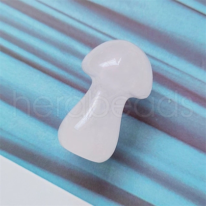 Natural Quartz Crystal Healing Mushroom Figurines PW-WG61562-05-1