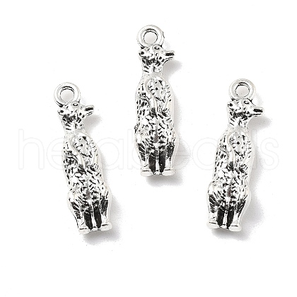 Tibetan Style Alloy Animals Pendants PALLOY-V007-01AS-02-1