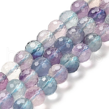 Natural Fluorite Beads Strands G-K345-A02-01A-1