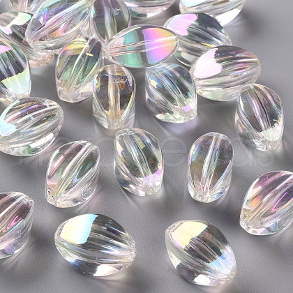 Transparent Acrylic Beads TACR-S156-002-1
