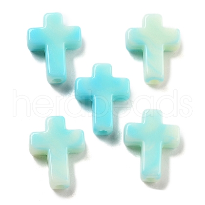 Acrylic Beads OACR-U005-03E-1