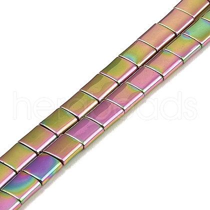 Electroplated Non-magnetic Synthetic Hematite Beads Strands G-G089-B02-19-1