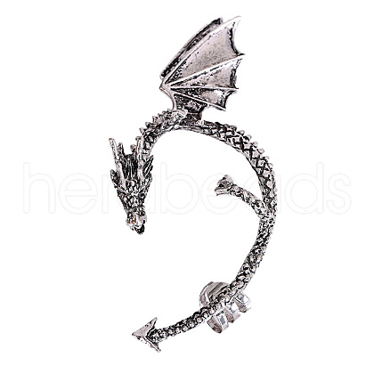 Alloy Dragon Cuff Earrings DRAG-PW0001-75AS-1