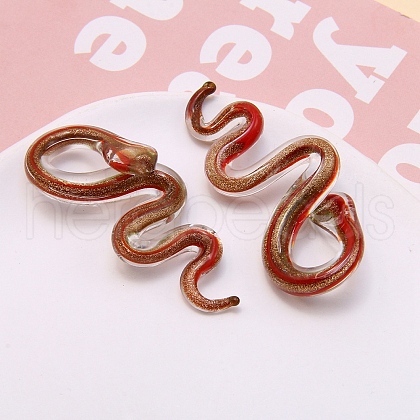 Handmade Lampwork Cabochons PW-WG185C0-03-1