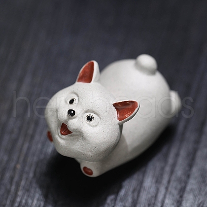 Ceramics Tea Pet Dog Display Decoration PW-WGE02FE-01-1