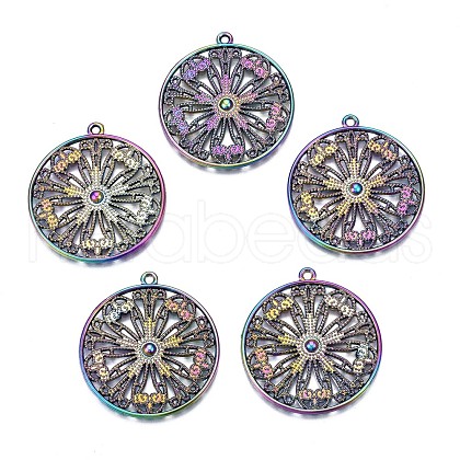 Rainbow Color Alloy Pendants PALLOY-N156-153-NR-1