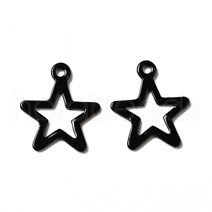 Spray Painted 201 Stainless Steel Charms STAS-I672-14A-1