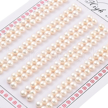 Grade 6A Natural Cultured Freshwater Pearl Beads PEAR-N018-6A-4550A-1