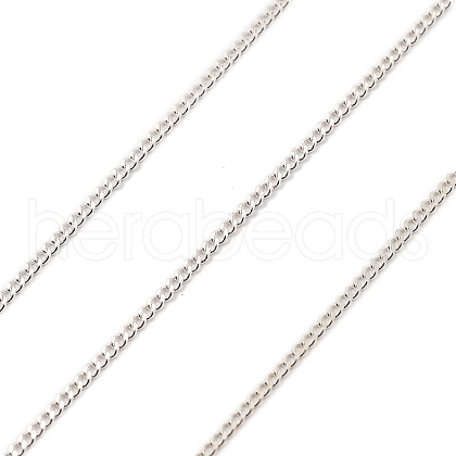 925 Sterling Silver Curb Chains STER-P064-06S-1