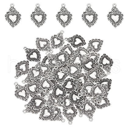 Unicraftale 50Pcs Tibetan Style Alloy Pendants TIBEP-UN0001-18-1