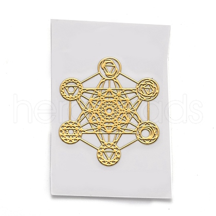 Self Adhesive Brass Stickers DIY-I044-22G-1