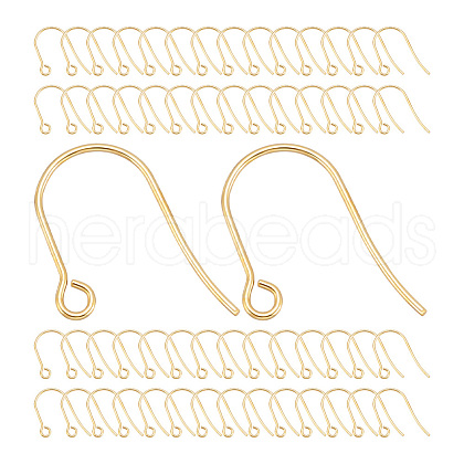 Unicraftale 200Pcs 304 Stainless Steel Earring Hooks STAS-UN0058-59G-1