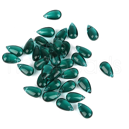 5Pcs Transparent Glass Beads X-GLAA-PW0001-25M-1