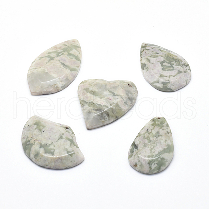 Natural Peace Jade Pendants G-L533-46-1