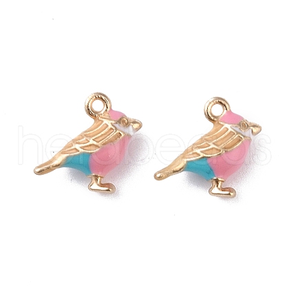 Alloy Enamel Pendants X-ENAM-R149-08A-G-1