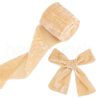 Flat Velvet Ribbons OCOR-WH0078-91A-02-1