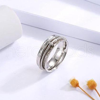 Religion Alloy Finger Rings for Women FS-WGEF616-07-1