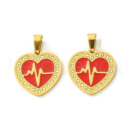 Ion Plating(IP) 304 Stainless Steel Pendants STAS-C101-06G-1