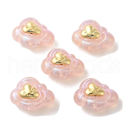 Resin Cartoon Cloud Beads RESI-C047-01C-1