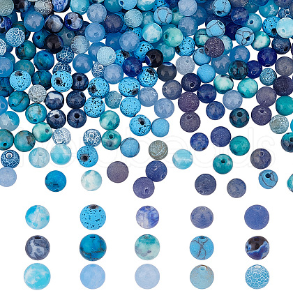 ARRICRAFT 300Pcs 15 Styles Natural & Synthetic Mixed Gemstone Beads G-AR0005-79-1