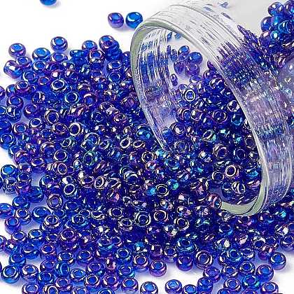 12/0 Grade A Round Glass Seed Beads SEED-Q010-F544-1