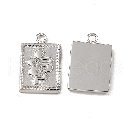 Non-Tarnish 201 Stainless Steel Pendants STAS-J401-VC748-1