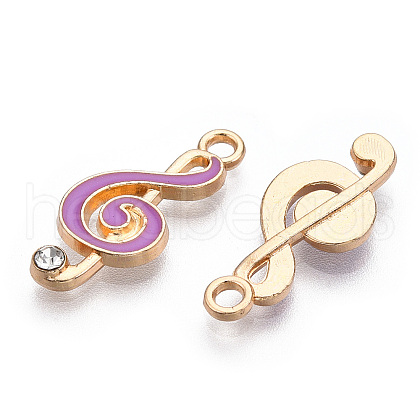 Alloy Enamel Pendants ENAM-WH0049-25G-04-1