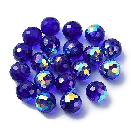 AB Color Plated Glass Beads EGLA-P059-02B-AB27-1
