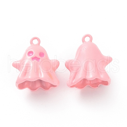 Spray Painted Alloy Enamel Pendants X-FIND-I037-42E-1