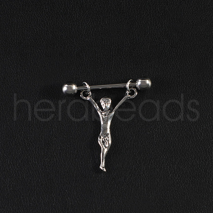316L Surgical Stainless Steel Nipple Rings FS-WGB766E-05-1