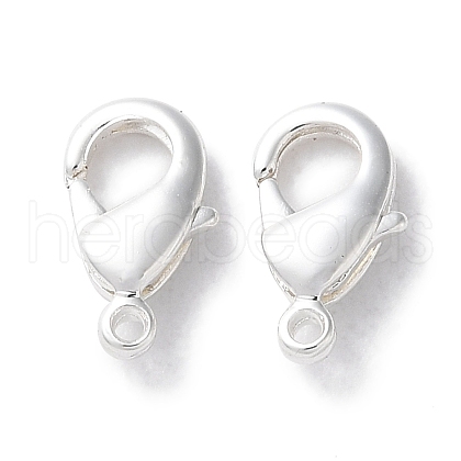 Rack Plating Brass Lobster Claw Clasps KK-F090-27S-01-1