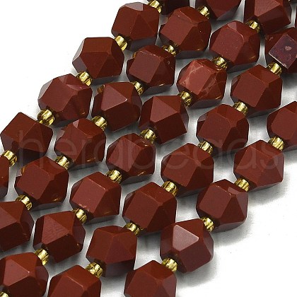 Natural Red Jasper Beads Strand G-I376-A14-01-1