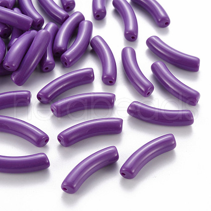 Opaque Acrylic Beads X-MACR-S372-002B-S016-1