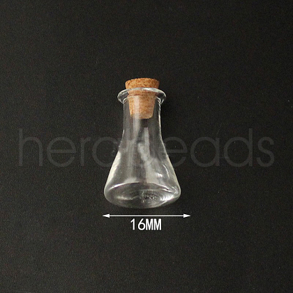 Mini High Borosilicate Glass Bottle Bead Containers BOTT-PW0001-261M-1