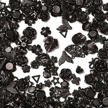 Acrylic Pearly Lustre Beads OACR-U006-02B-1