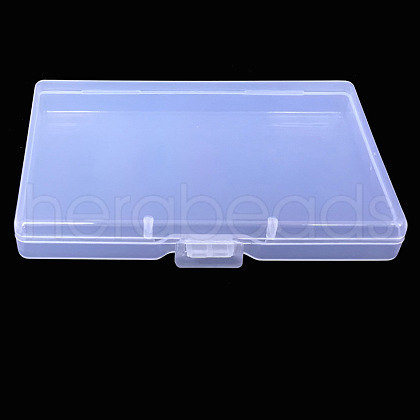 Transparent Plastic Storage Box CON-WH0070-13A-1