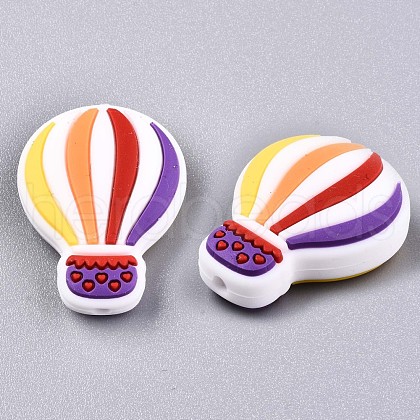Food Grade Eco-Friendly Silicone Pendants SIL-N002-08D-1
