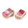 Gradient Color Glass Pendants GLAA-S193-008-A04-3
