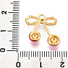 304 Stainless Steel Enamel Pendants STAS-N110-25A-G-3