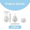 FIBLOOM 12Pcs Natural Cultured Freshwater Pearl Pendants FIND-FI0001-18A-2