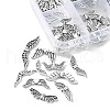 100Pcs 10 Style Tibetan Style Alloy Beads TIBEB-YW0001-16-2