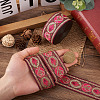 Ethnic Style Embroidery Polyester Ribbons SK-TAC0001-01-14