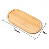 Oval Wood Mosaic Base PW-WG55259-11-1