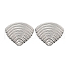 304 Stainless Steel Studs Earrings for Women EJEW-K306-22P-4